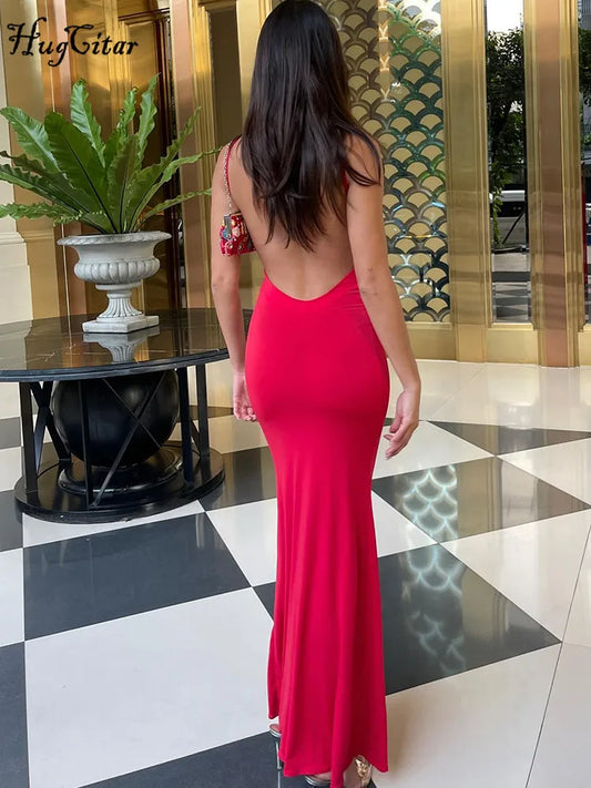 Hugcitar 2024 Frühling langes elegantes Kleid