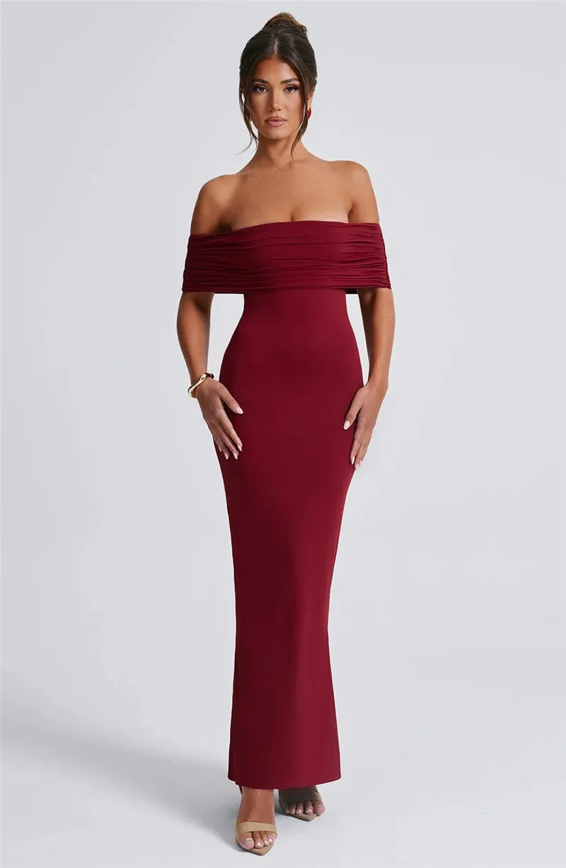 Mozision langes eleganter Kleid