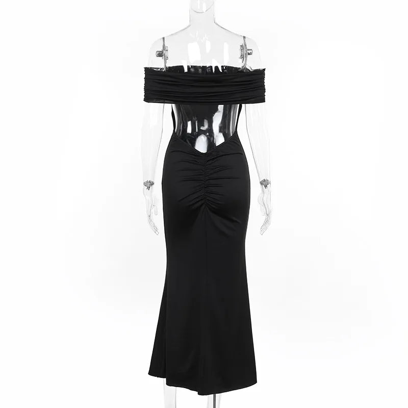 Mozision langes eleganter Kleid