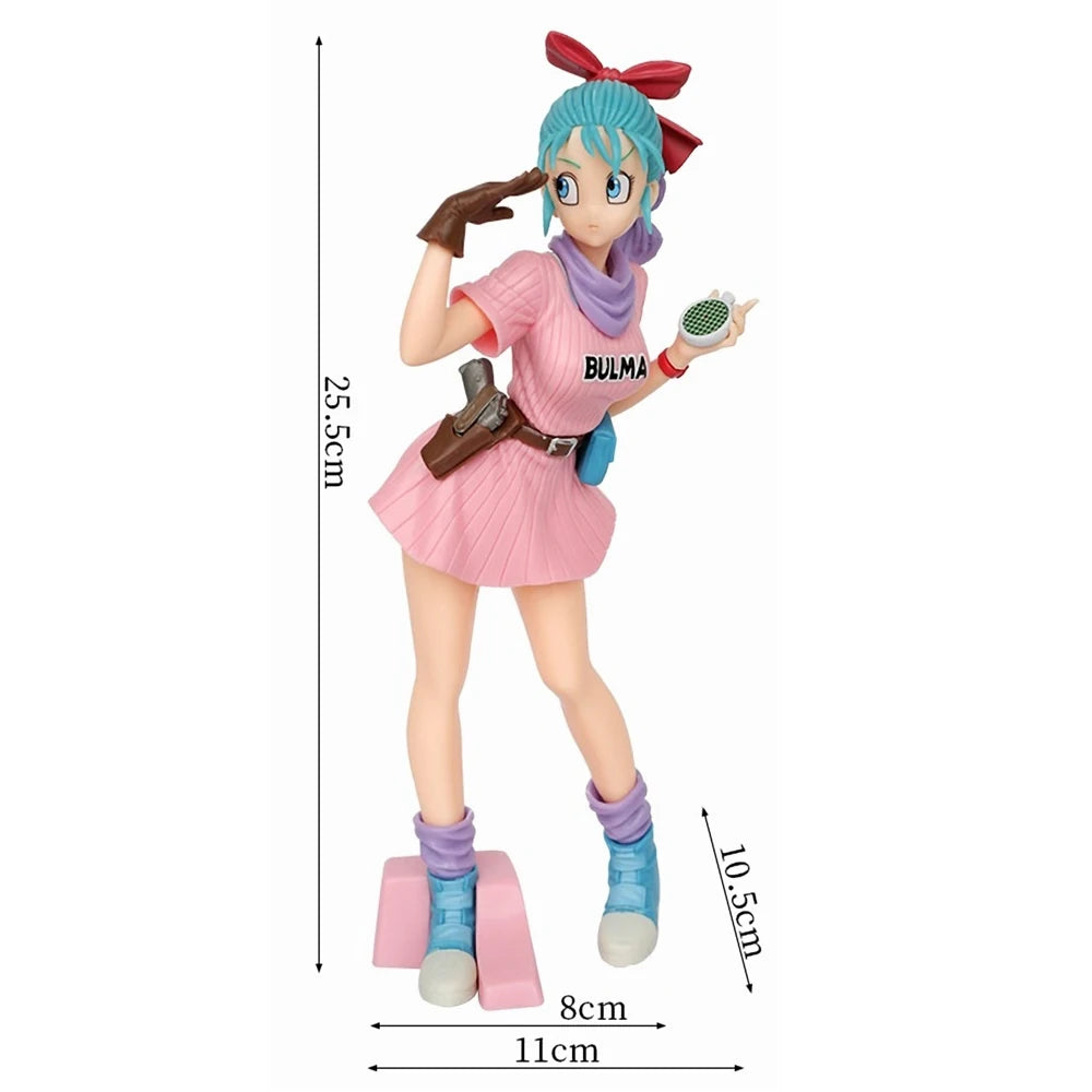 Anime Cartoon Dragonball Z 25cm Bulma PVC Actionfigur Statue