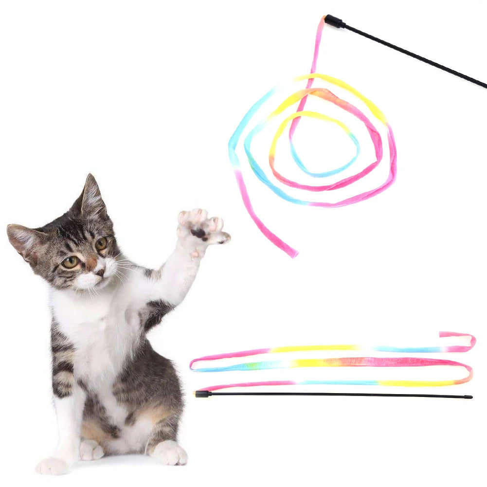Katzen Spielzeug Zauberstab Kunststoff