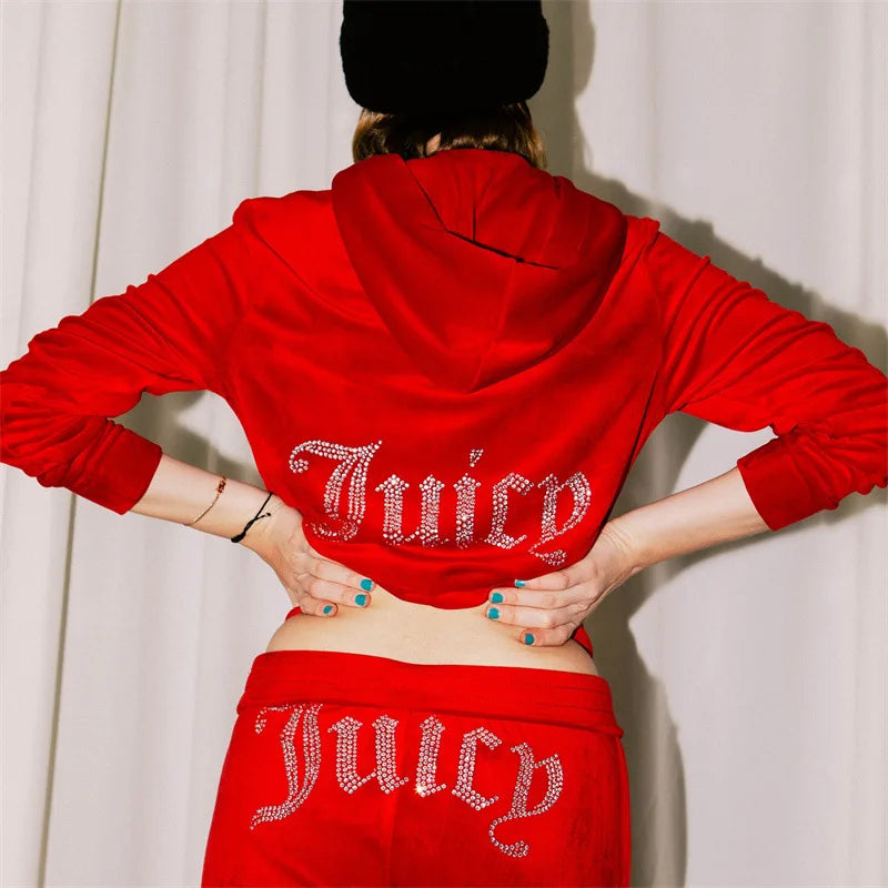 Bigg Orange Damen Jogginganzug Model Juicy