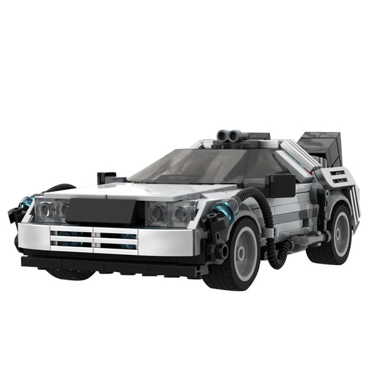Gobriks Delorean Zurück in die Zukunft Rennwagen Zeitmaschine Bausteine-Set