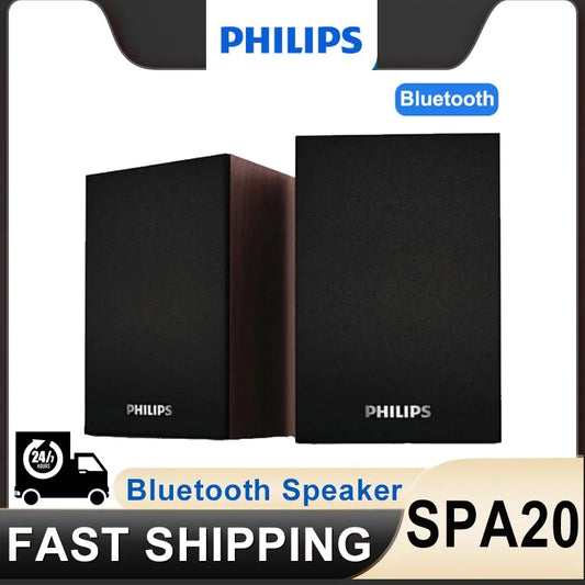 Philips SPA20 Lautsprecher Bluetooth mit 360 Grad Surround