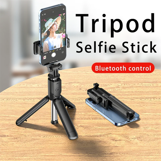 Bluetooth Wireless Selfie Stick Mini Stativ Ausziehbar mit Fernauslöser