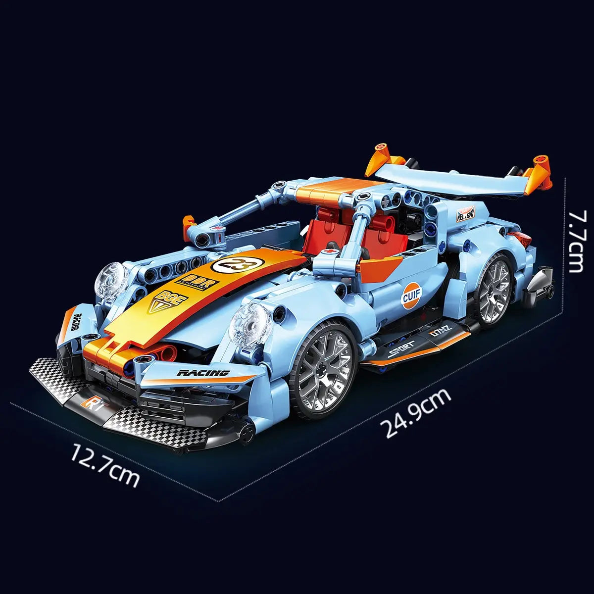 ToylinX 523teiliges Bausteine-Set Stadt Geschwindigkeit Auto