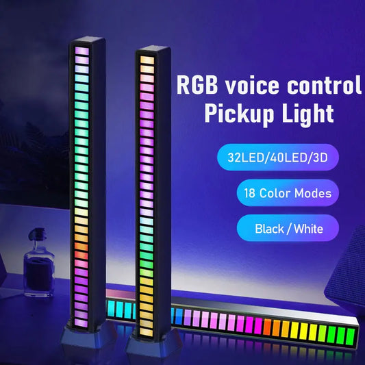Smart RGB Symphony Sound Control LED Licht Musik Rhythmus Ambiente