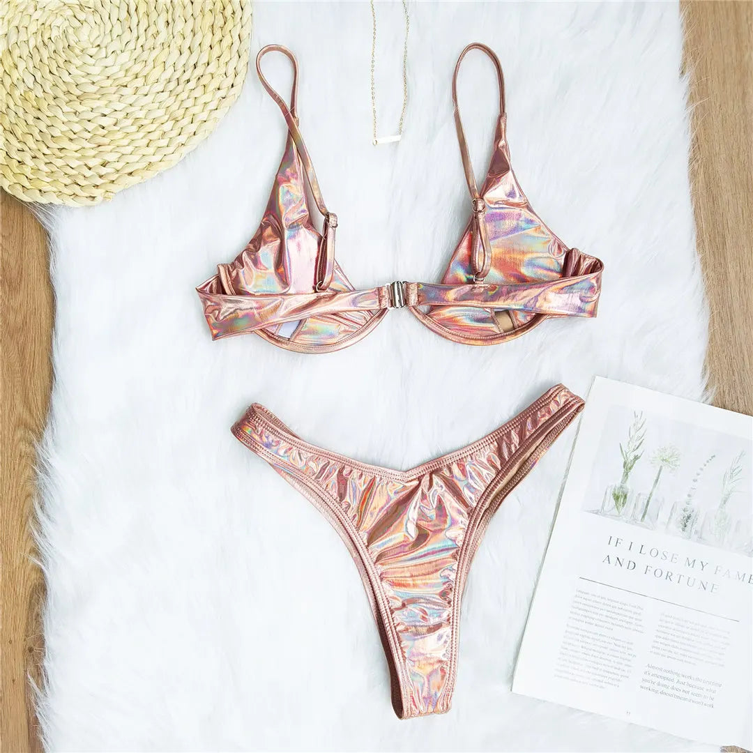 Bikini Set einfarbig