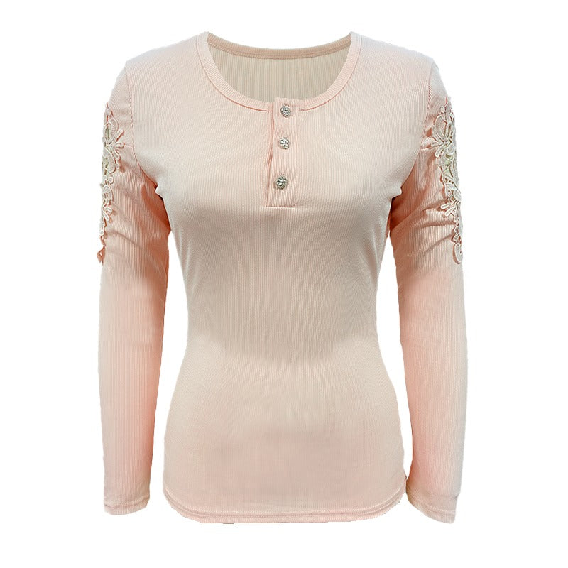 Inpetal Bluse Langarm Slim Fit