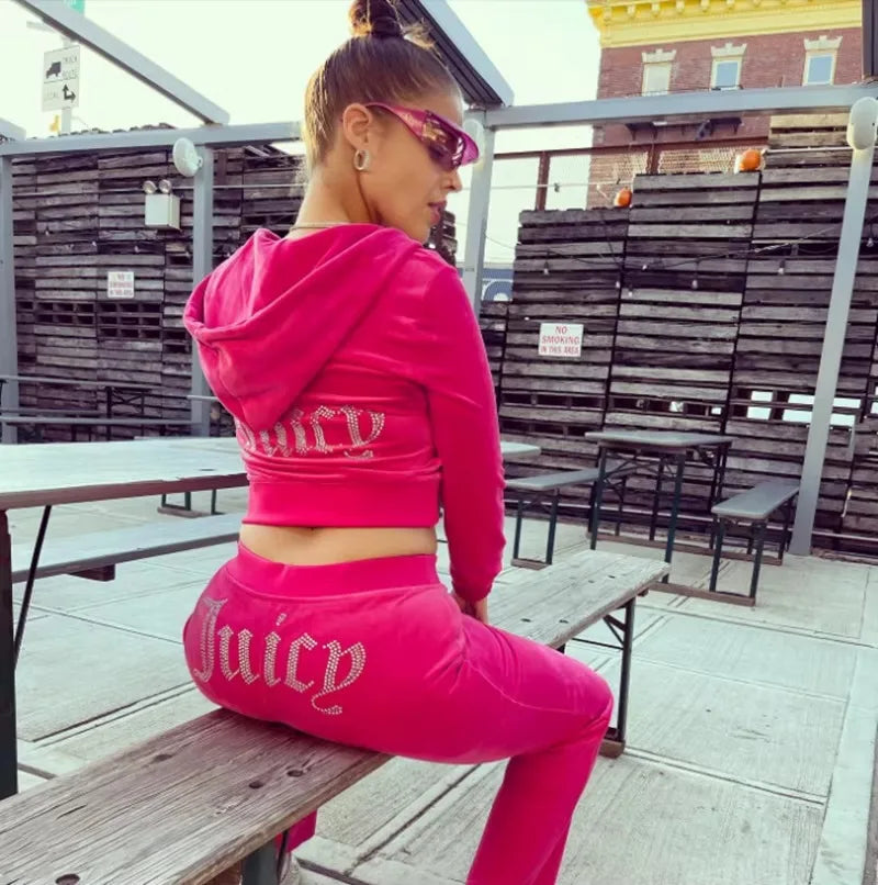 Bigg Orange Damen Jogginganzug Model Juicy
