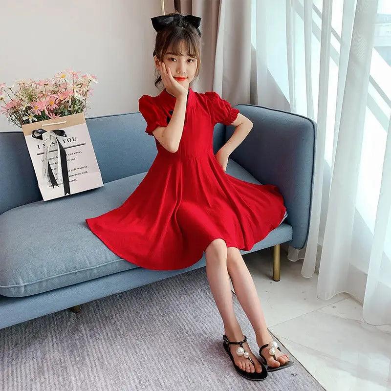2024 Sommerkleid Mädchen 4-14 Jahre