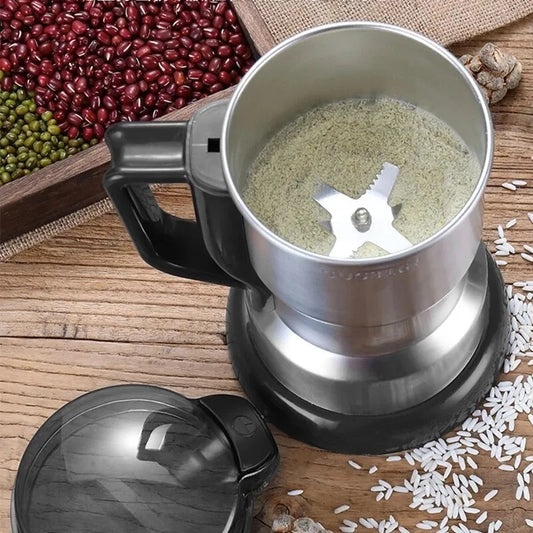 elektrische Hochleistungs- Kaffeemühle Müsli Nüsse Bohnen Gewürze Körner Mühle