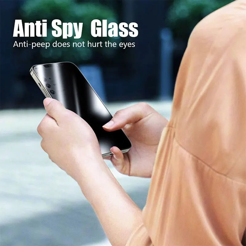 4 Stück Privacy Screen Protector für iPhone 14 bis 16