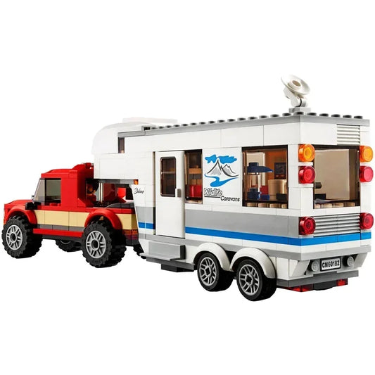 Bekool 344 Teile Pickup mit Wohnwagen Bausteine Set