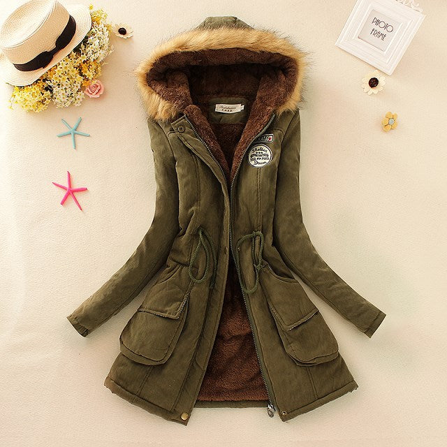 Herbst Winter Baumwolljacke Classic