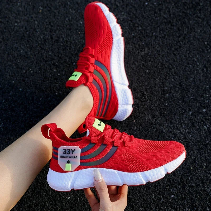Frauen Herren Turnschuhe Sneaker Leicht Sportschuhe Atmungsaktiv