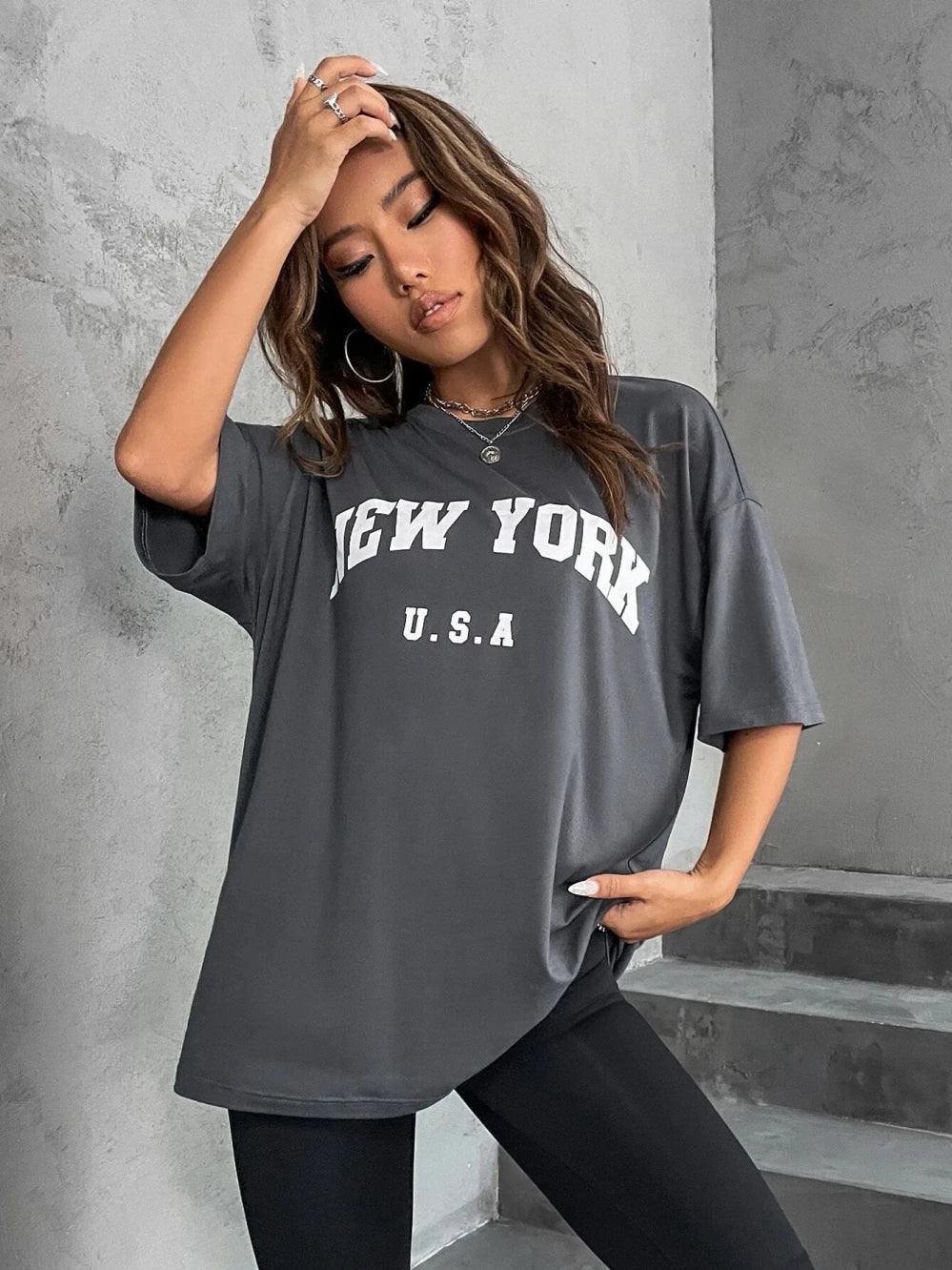 Damen New York City T-Shirt