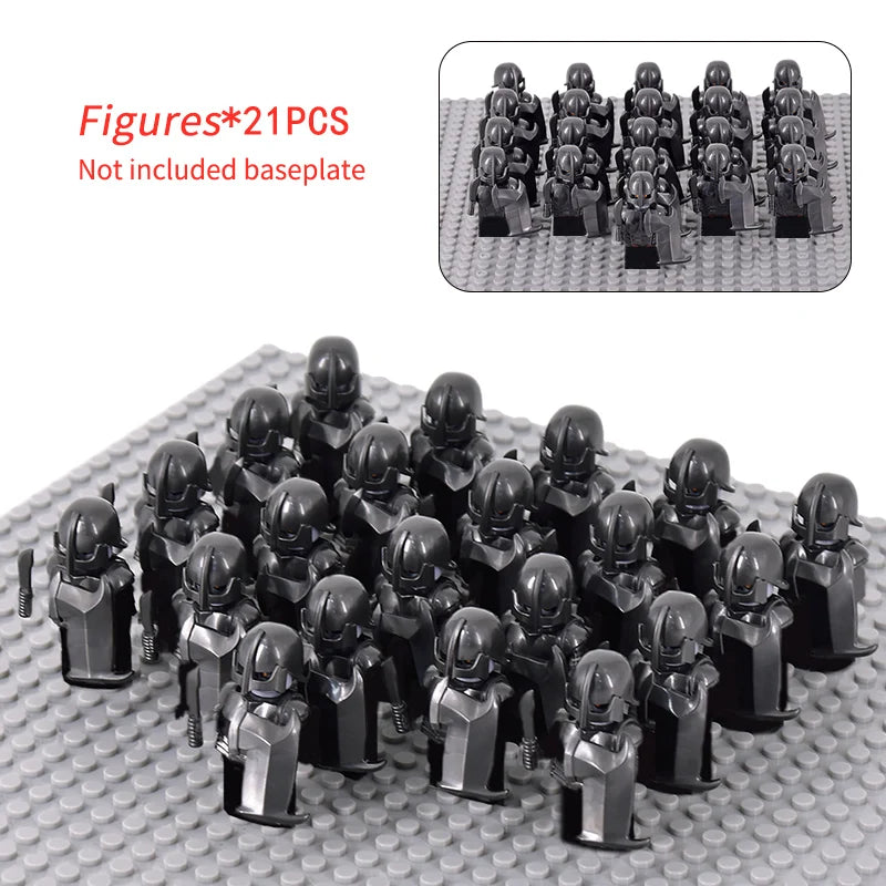 Brickpanda / Die Elfen, Soldat oder Orks Armee Figuren SETS Bausteine
