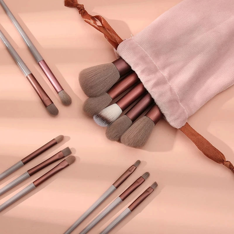 13 teiliges Makeup Pinsel Set Lidschatten Kosmetikpinsel