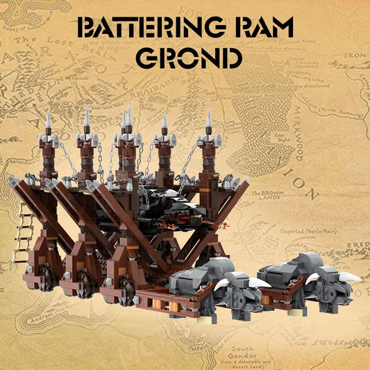 Brickpanda Rammbock Grond Bausteine Belagerungshammer Bausteine