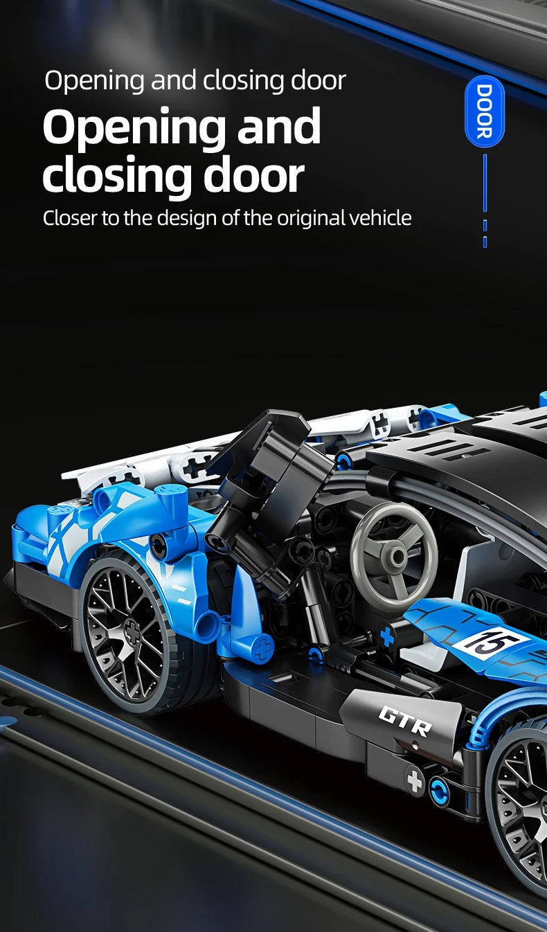 ToylinX mechanisches Supercar Racing 548-Teile