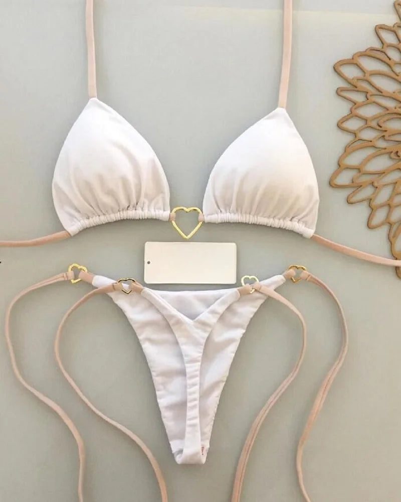 RUOTONSEPT Sexy Bikini Set Triangle Model Brazilian