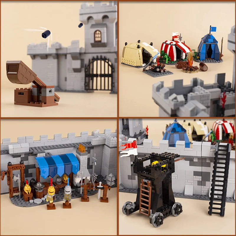 BRICKPANDA Mittelalterliche Sets Bausteine Verschiedene Ausführungen Bausteine-Set