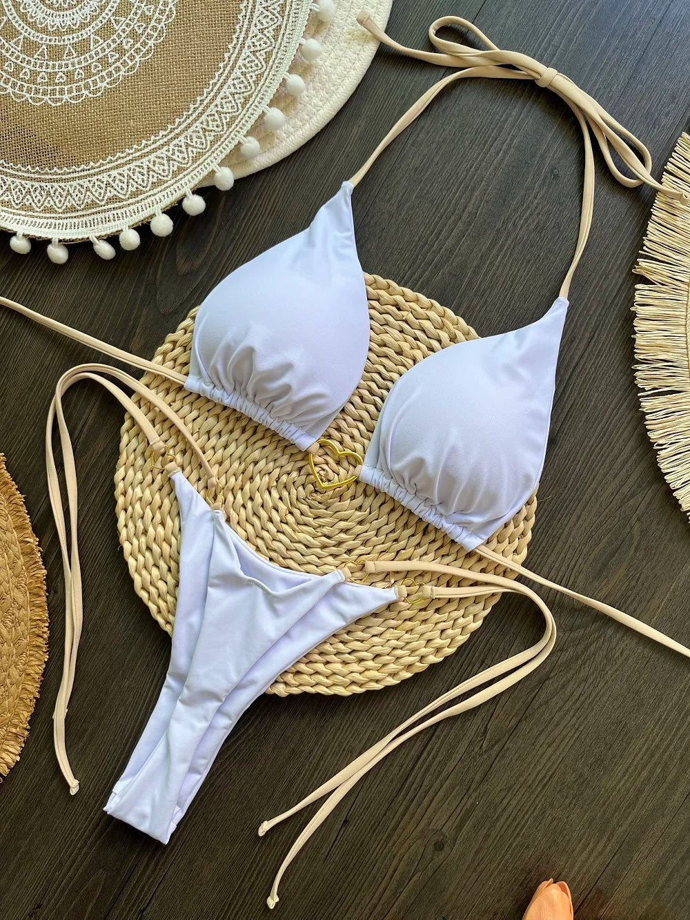RUOTONSEPT Sexy Bikini Set Triangle Model Brazilian