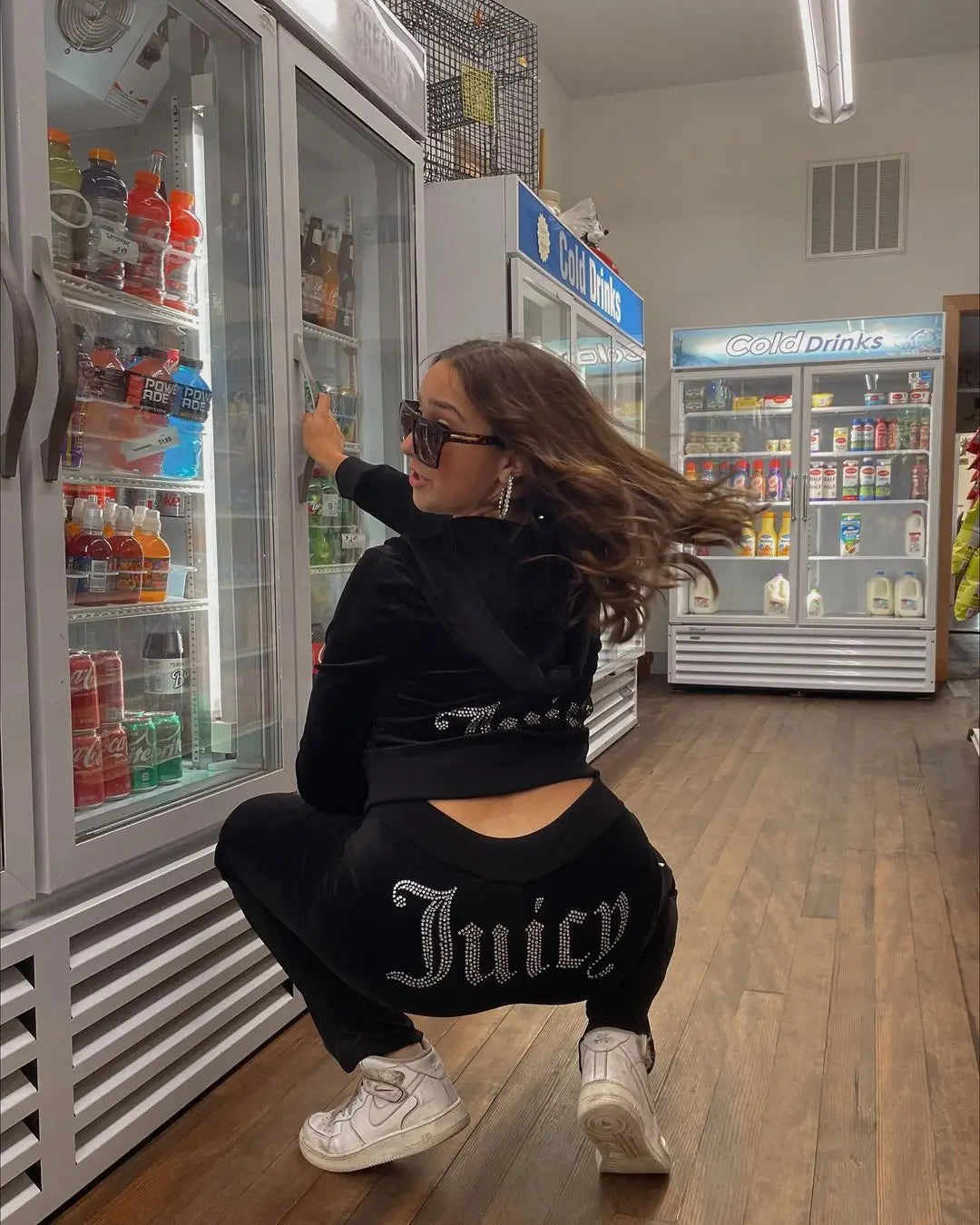 Bigg Orange Damen Jogginganzug Model Juicy