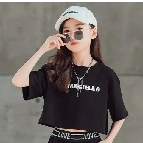 2024 Mädchen Outfit T-Shirt + Hose Größe 5 - 12 Jahre