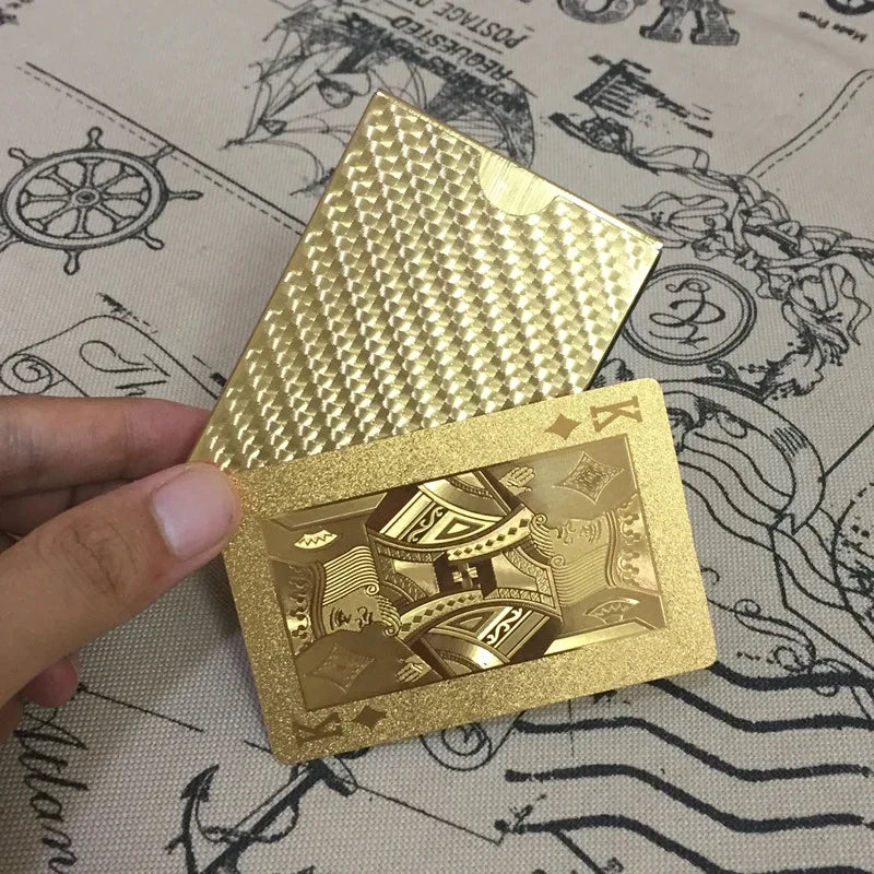 24K Gold Poker Kartendeck