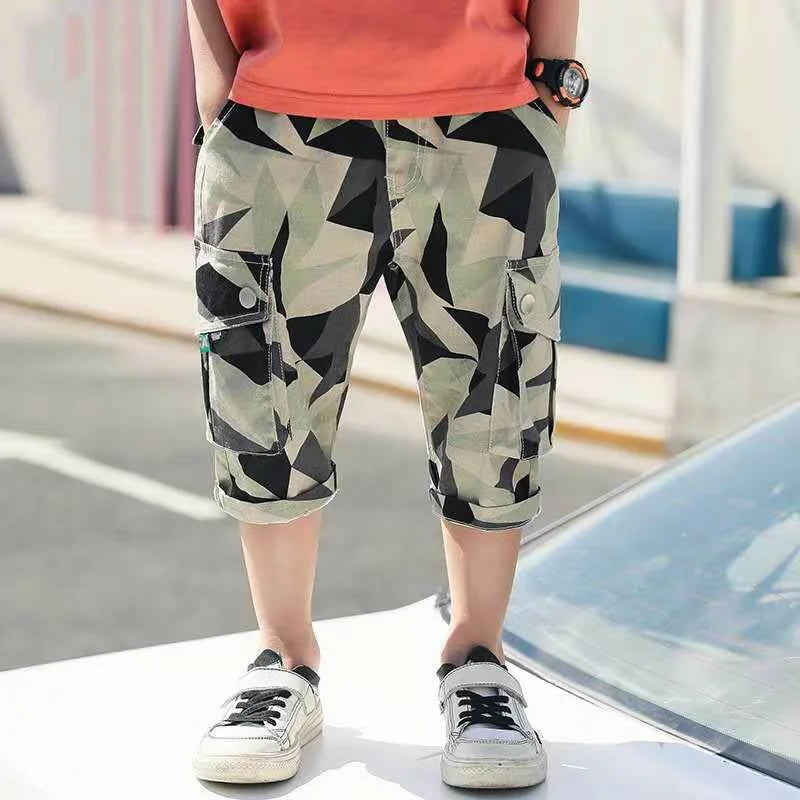 New Boys Camouflage Shorts Summer Größe 110 - 160
