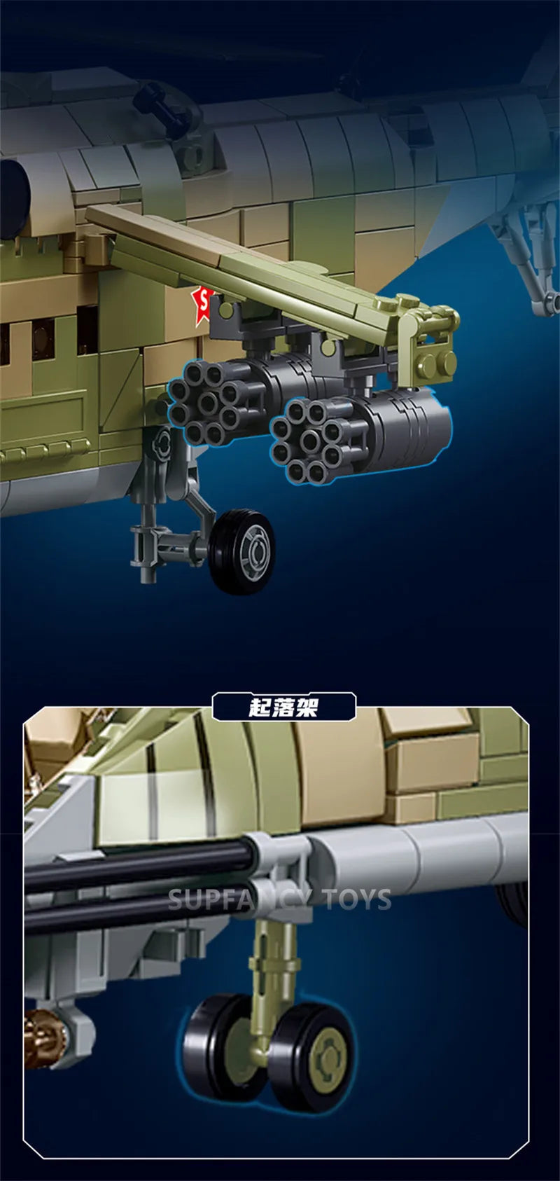 Sluban Militär Panzer oder Hubschrauber verschiedene Bausteine Sets