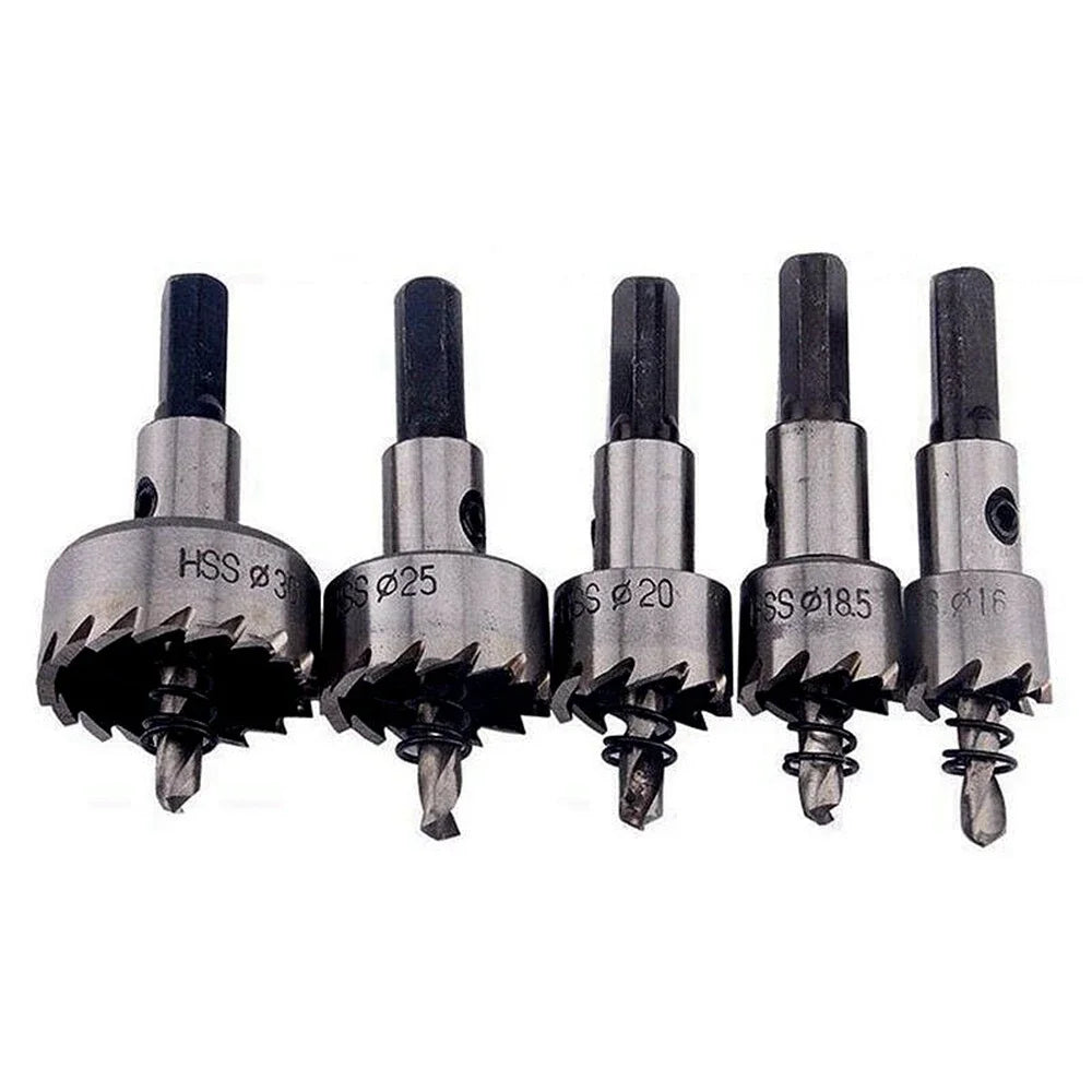 5Pcs Hartmetall HSS Bohrer Edelstahl Metall Legierung Set