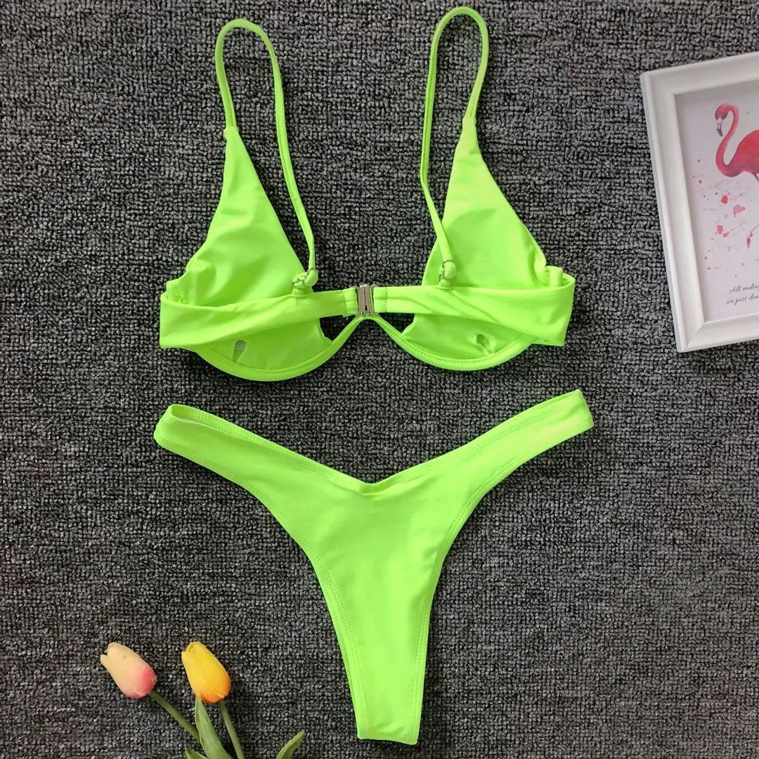 Bikini Set einfarbig