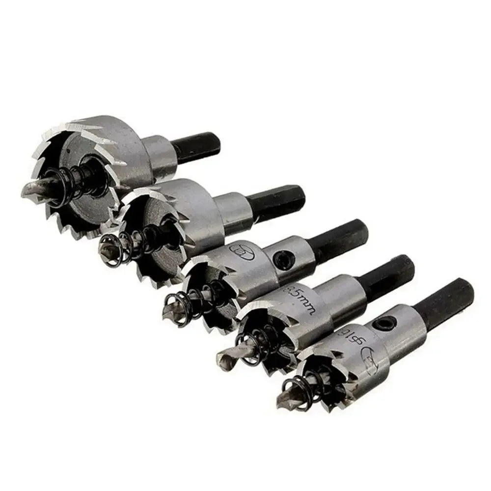 5Pcs Hartmetall HSS Bohrer Edelstahl Metall Legierung Set