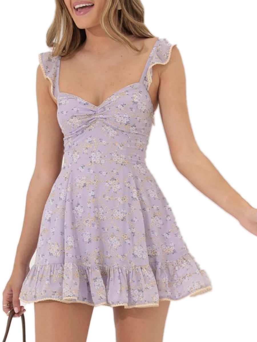 Fairy Cottage Kleid Blumen 90 Jahre Styl