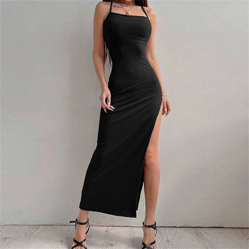 Dozw Langes figurbetontes Kleid