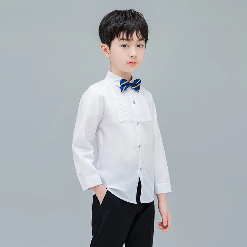 Jungen Hemd / Model Schuluniform weiß 3 bis 17 Jahre