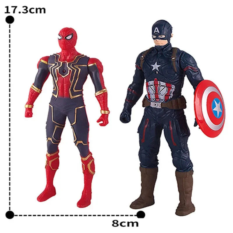 17 cm Marvel Figuren Spiderman, Hulk, Iron Man uvm.