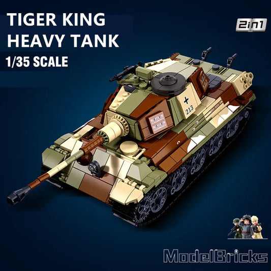 Sluban 930 Teile ARMY Tiger Tank WW2 Military (Bausteine Set)