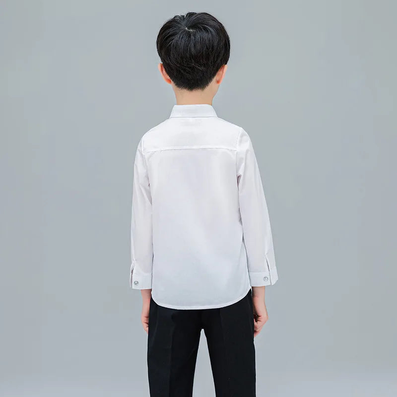 Jungen Hemd / Model Schuluniform weiß 3 bis 17 Jahre