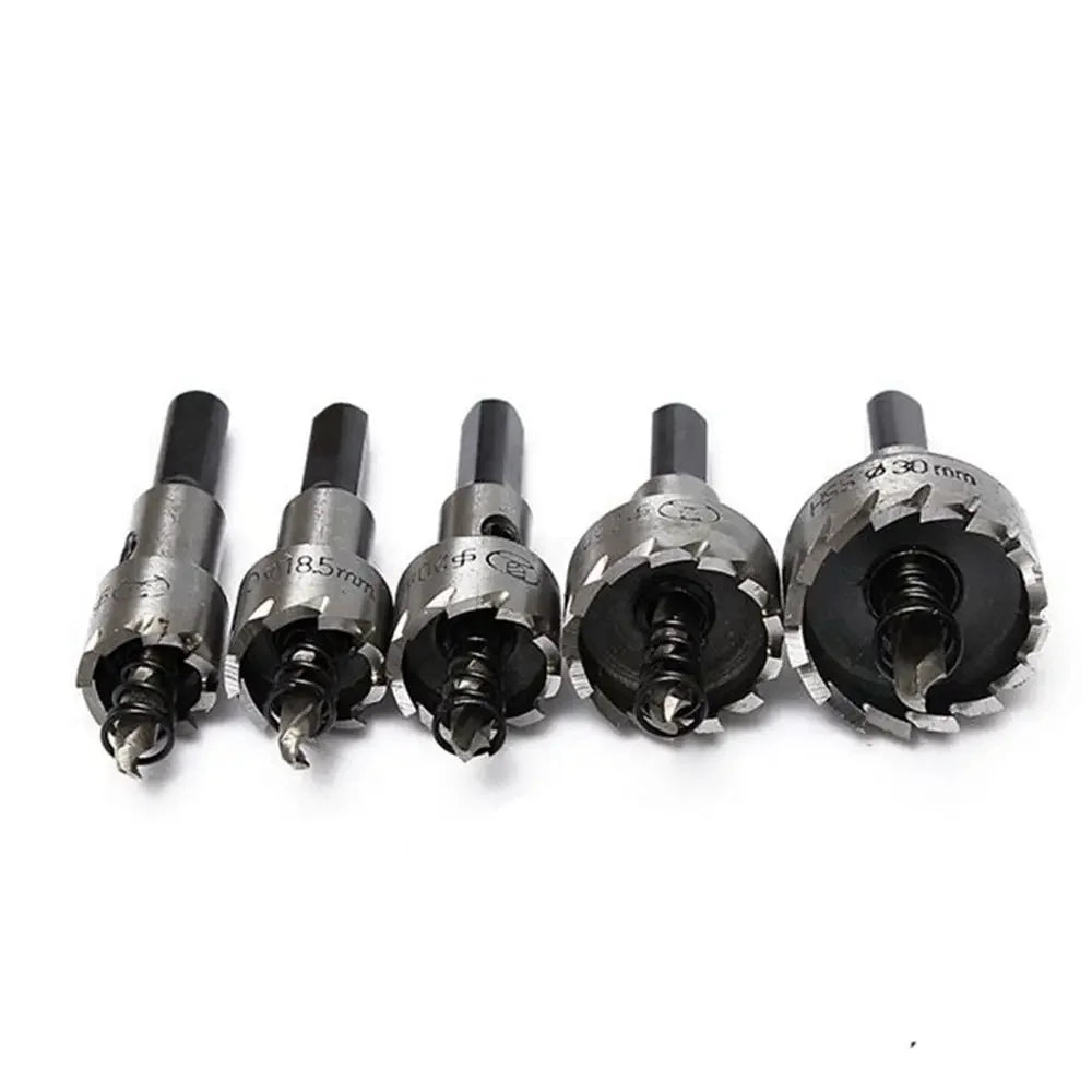 5Pcs Hartmetall HSS Bohrer Edelstahl Metall Legierung Set