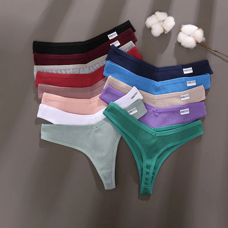 FINETOO 3-Teiliges G-string Set Baumwolle