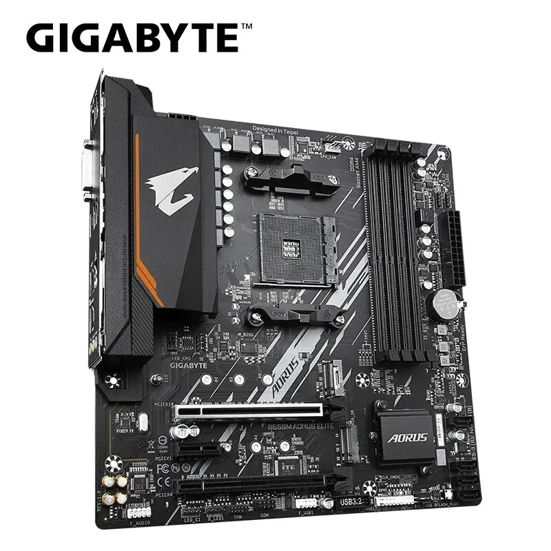 Gigabyte neue B550m Aorus Elite Motherboard Micro-ATX-Buchse Am4 für Ryzen