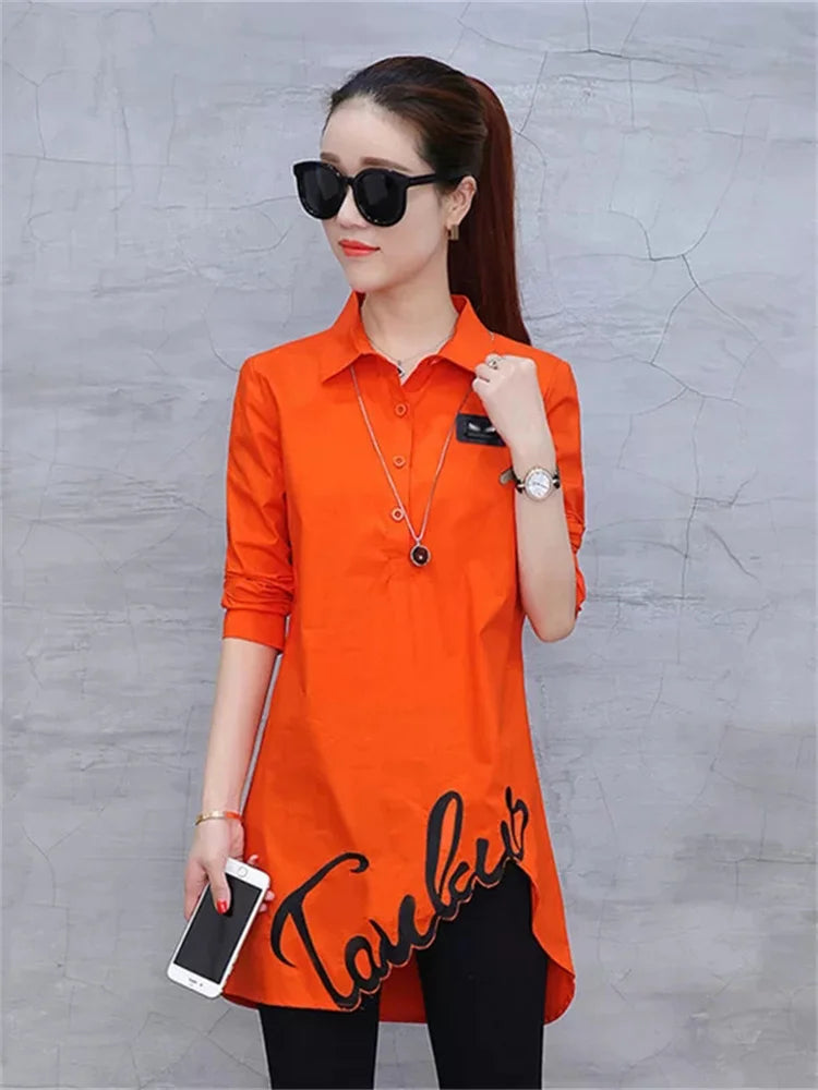 Damen Langarm Bluse von RibbonFish Sommer 2024