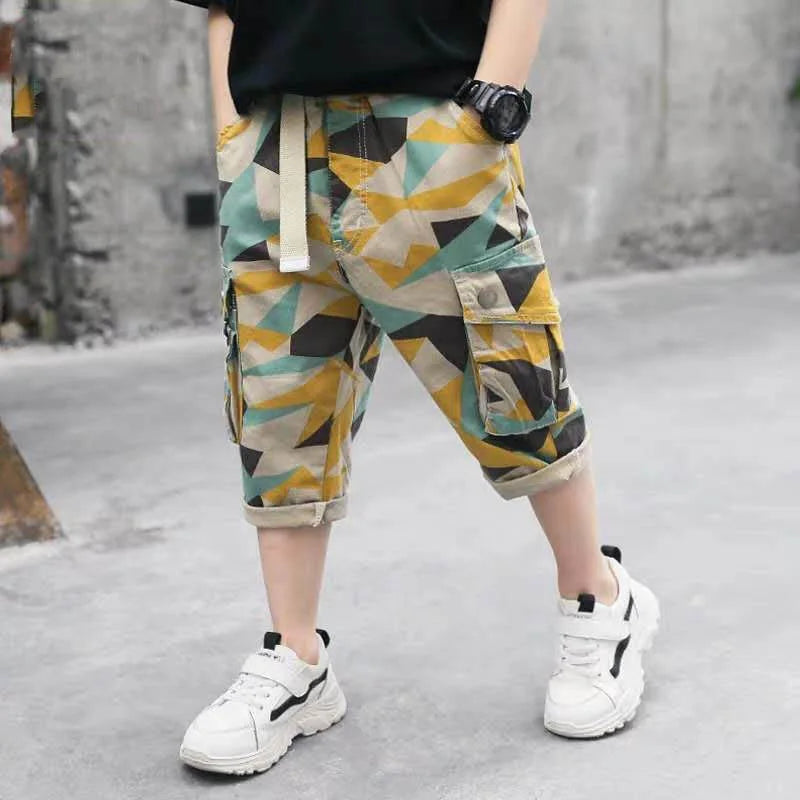 New Boys Camouflage Shorts Summer Größe 110 - 160
