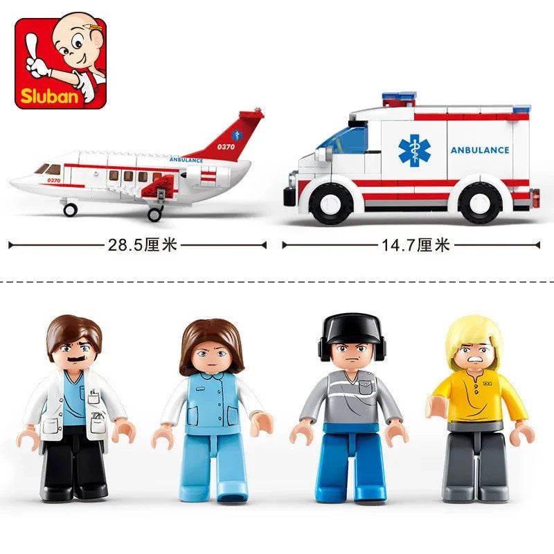Sluban verschiedene Airbus Modelle (Bausteine Sets)