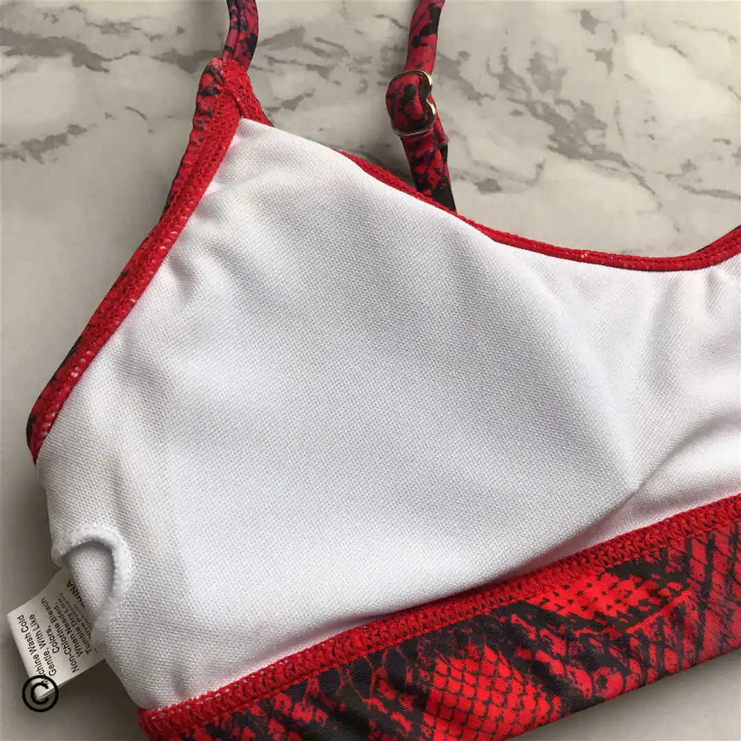 14 Farben S - XL Sexy Leopard Bikini - Set