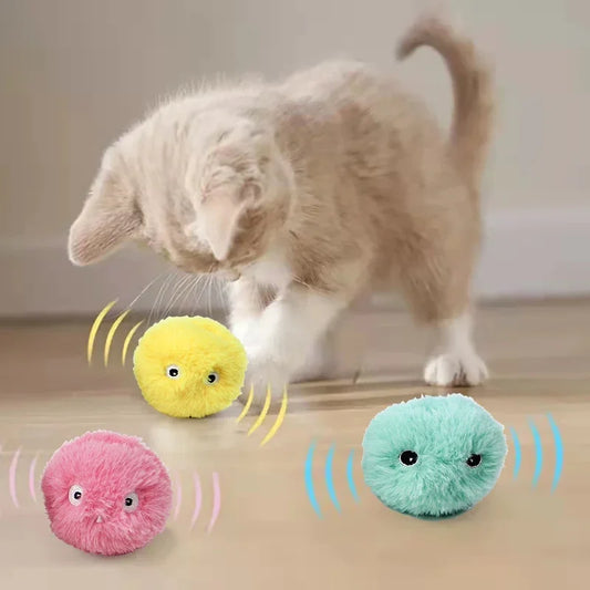 Interaktiver Ball Smart Katze Spielzeug Plüsch Elektrische Katzenminze
